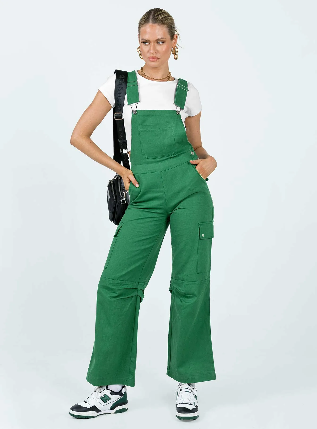 The Dreya Overalls Green Running Beach Sporty Elegant
