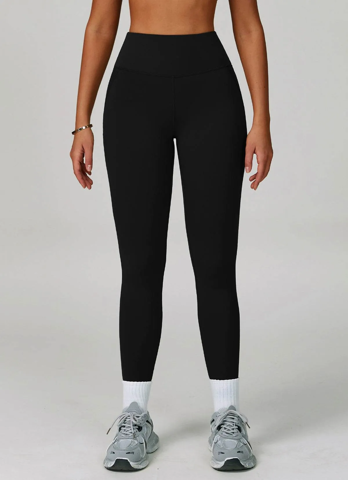 Elegant Glow High Waist Tummy Control Running Legging