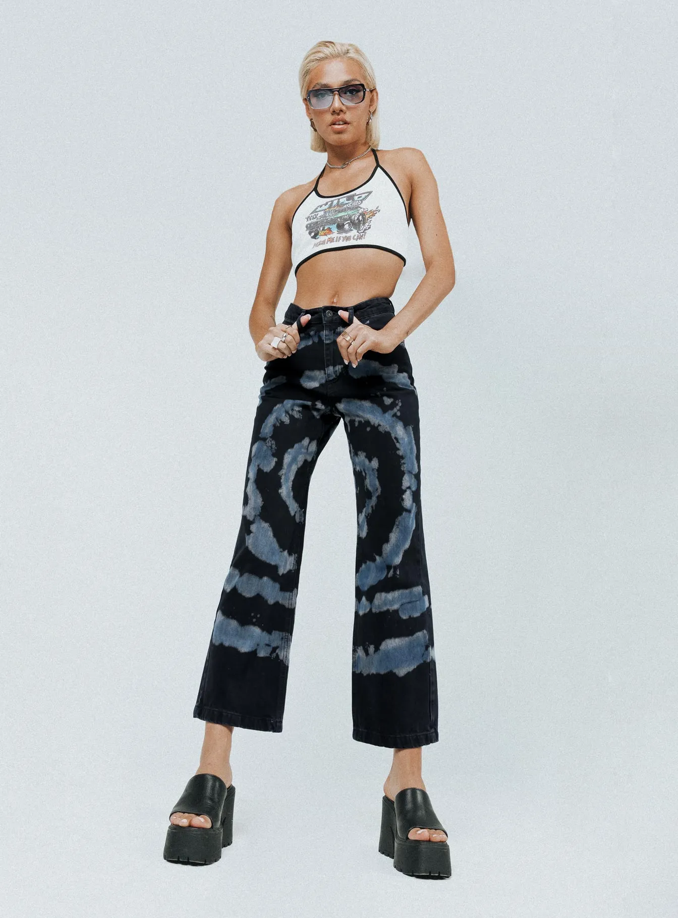 SweatWickingLining Pure Tone The Ragged Priest Beyond Denim Jeans Black