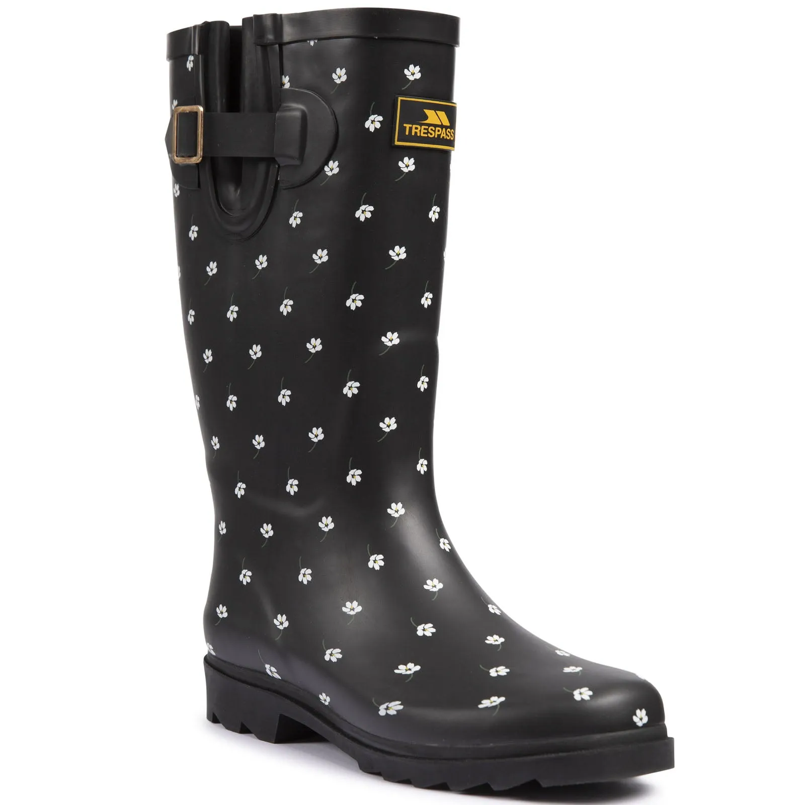 Trespass Womens Samira High Rise Printed Wellies Thick Grip