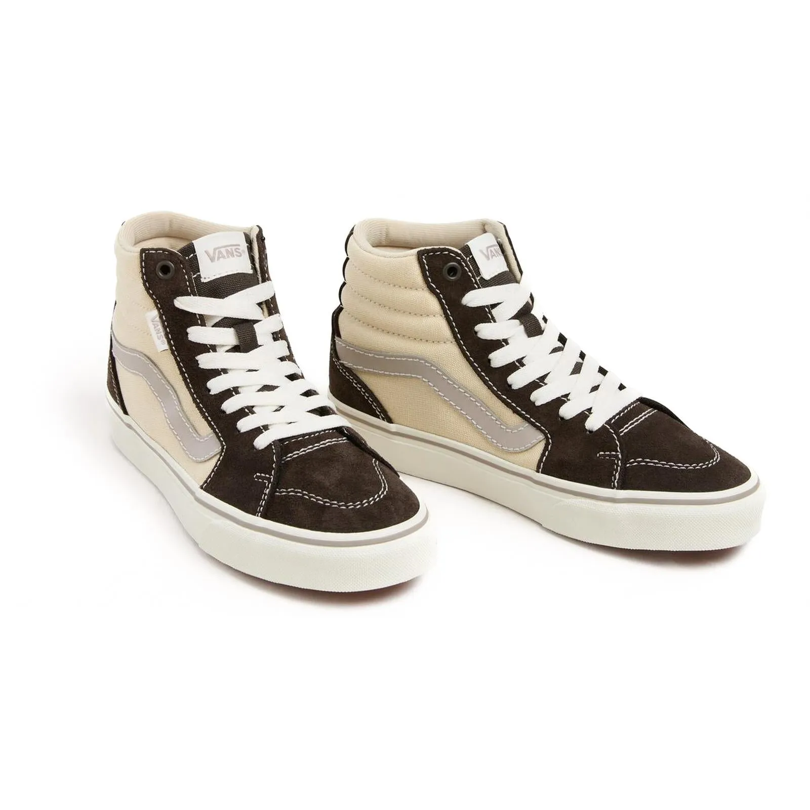 Vans Womens Filmore High Top Trainers Stone Grip Urban Sleek