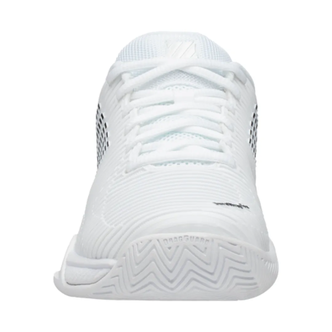 K Swiss Hypercourt Express 2 White/Black Women Tennis Shoes Ankle Support Structure Hybrid style