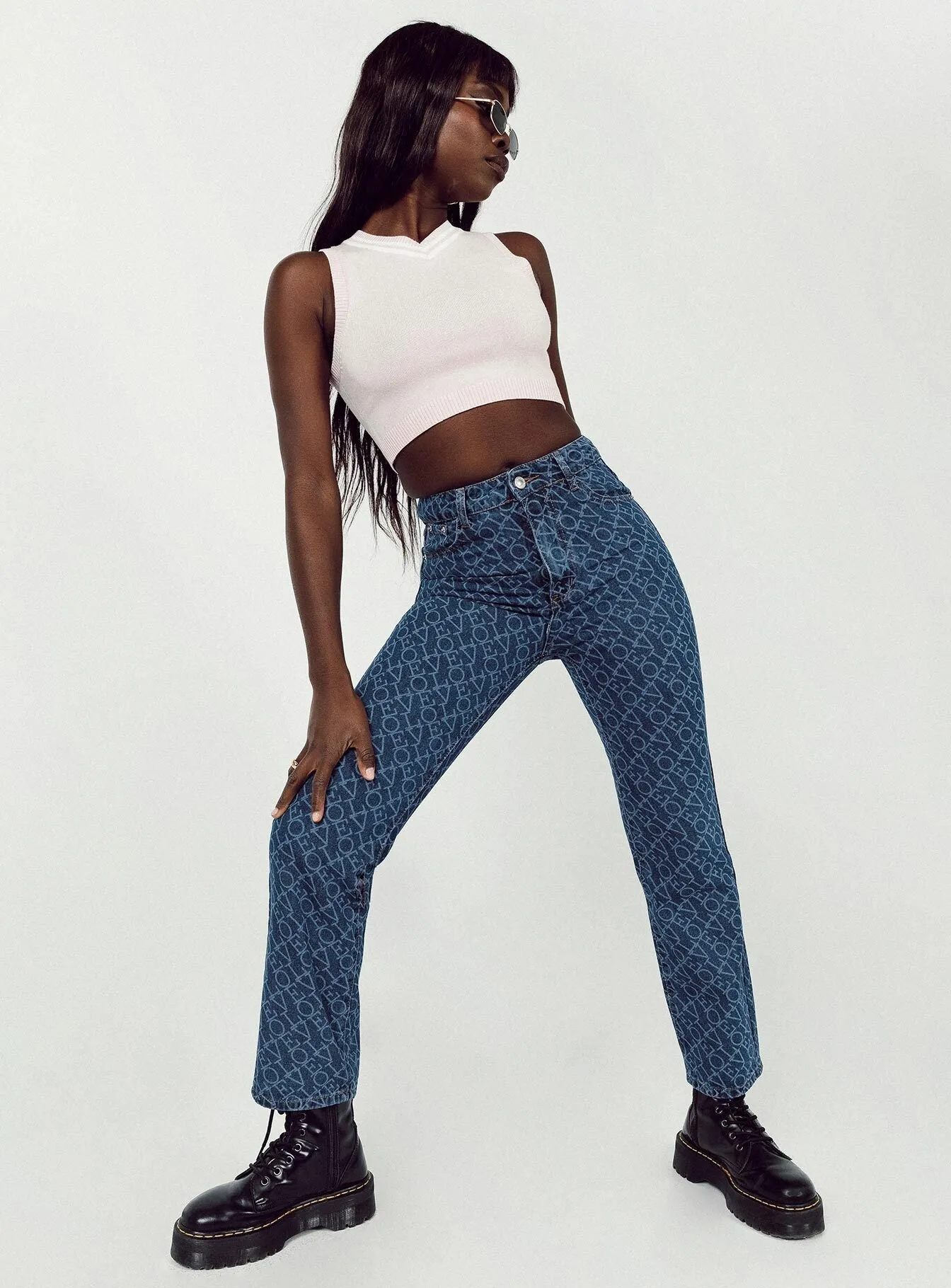 FrictionResistantEdges Cozy Layer Love Lounge Denim Jeans