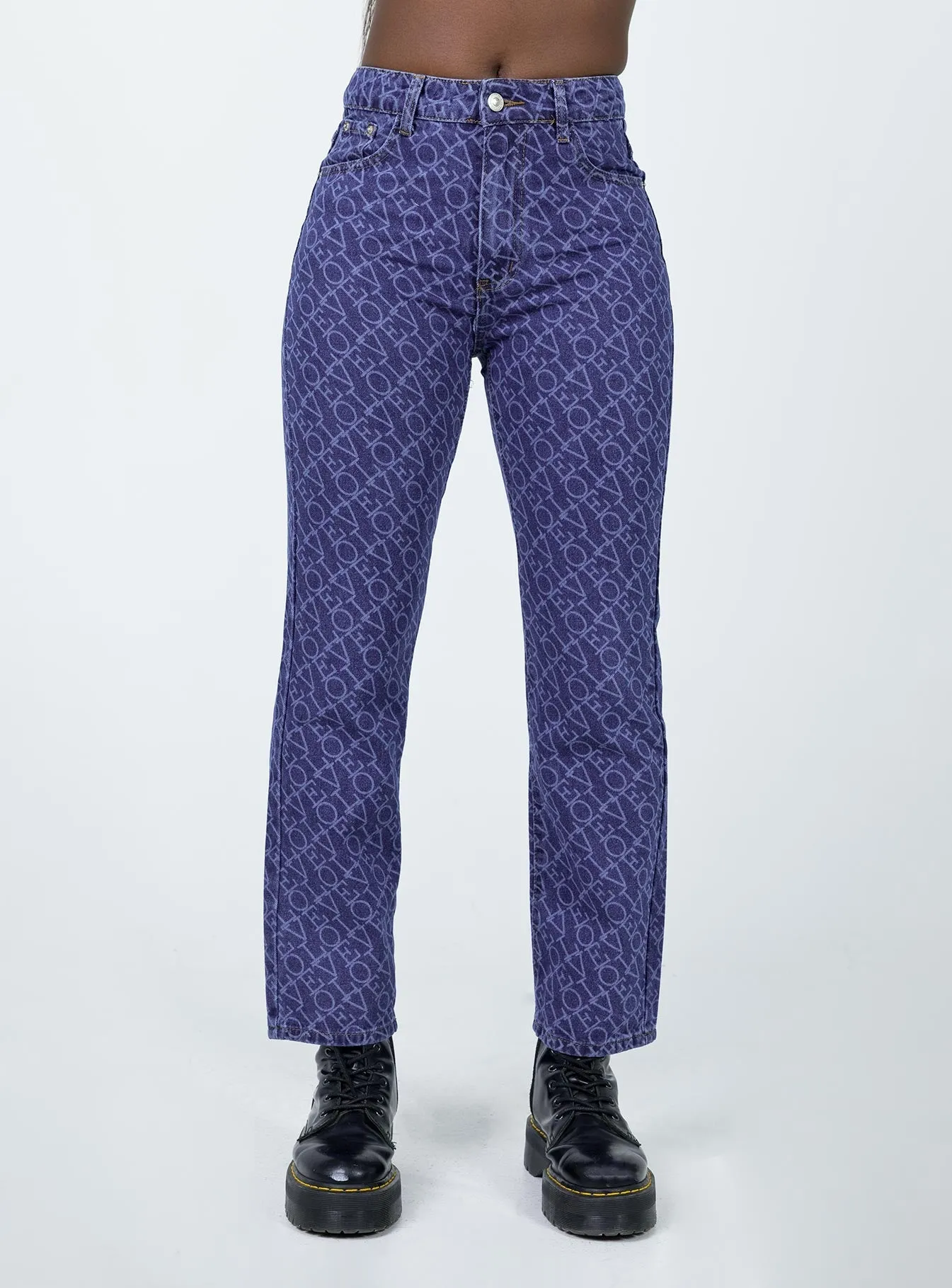 Run Glow Bride Side Love Lounge Denim Jeans