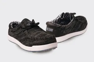 New Skoni Women's Golf Shoes - Black Breathable Structure All-day Comfort