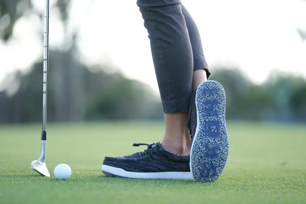 New Skoni Women's Golf Shoes - Black Secure Hold All weather