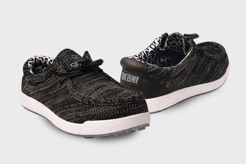 New Skoni Women's Golf Shoes - Black Fast Response