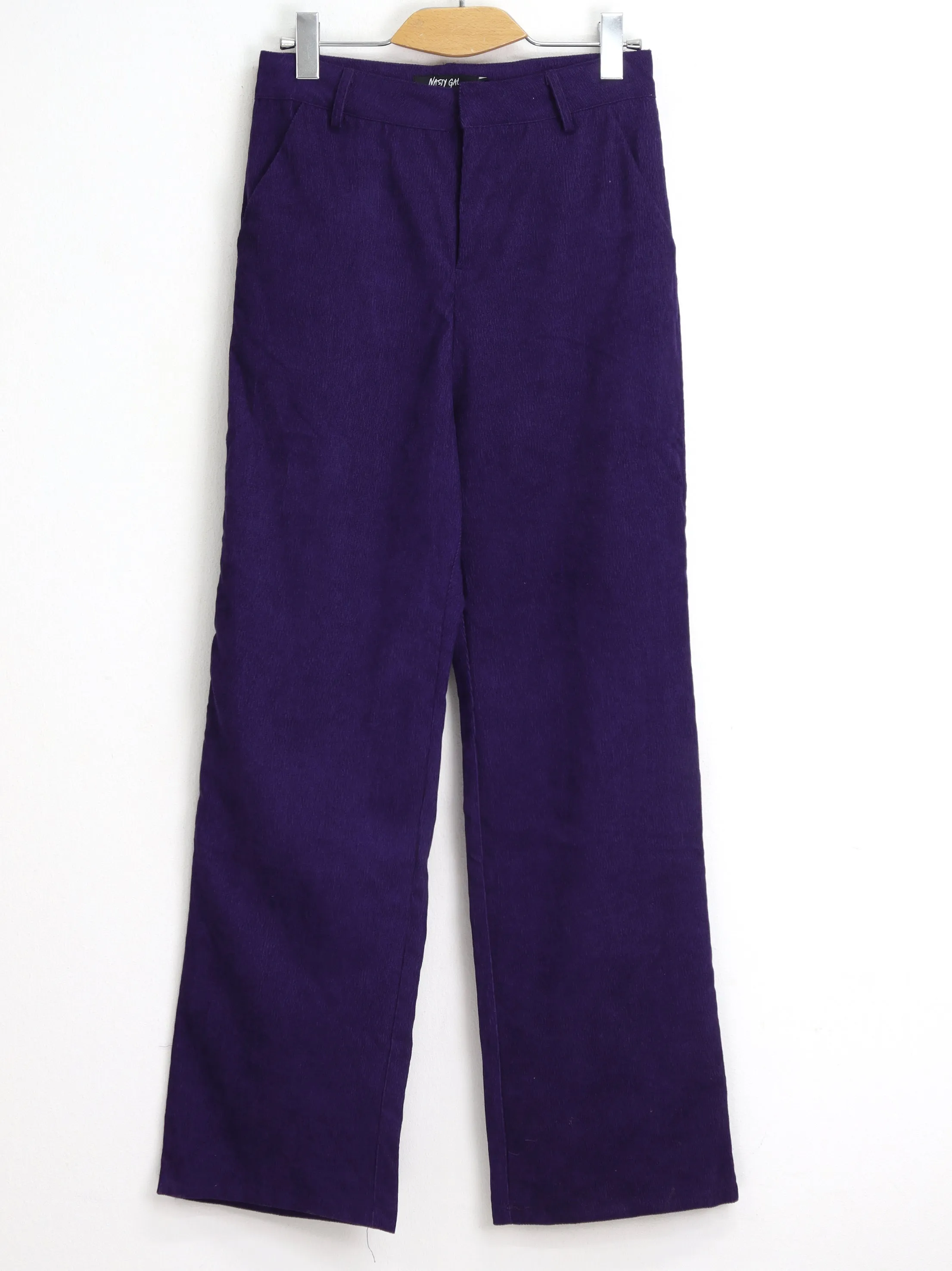 Women's Corduroy Flare Pants,Purple Cozy Touch