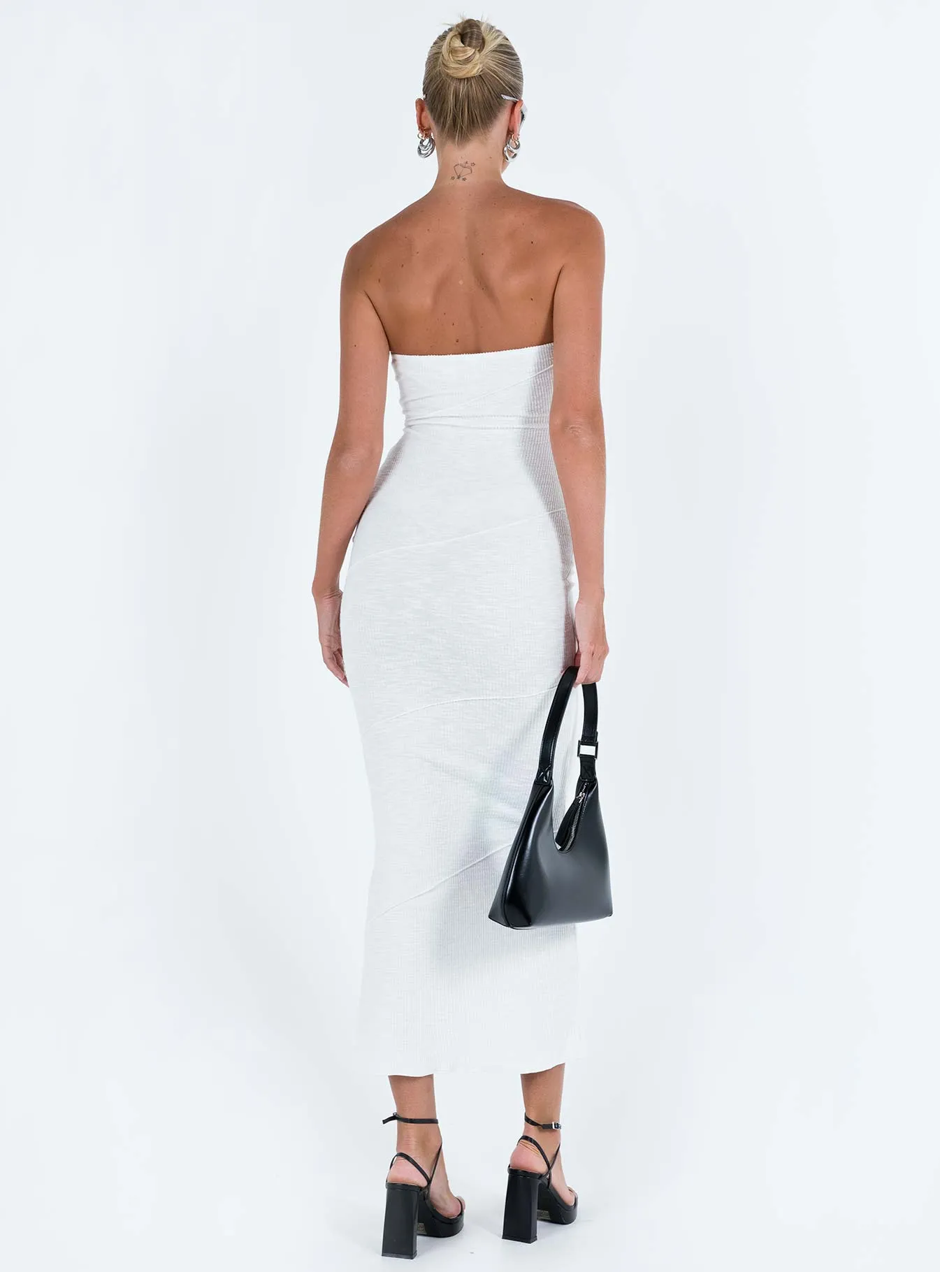 Oscar Midi Dress White Tall Ready Anytime