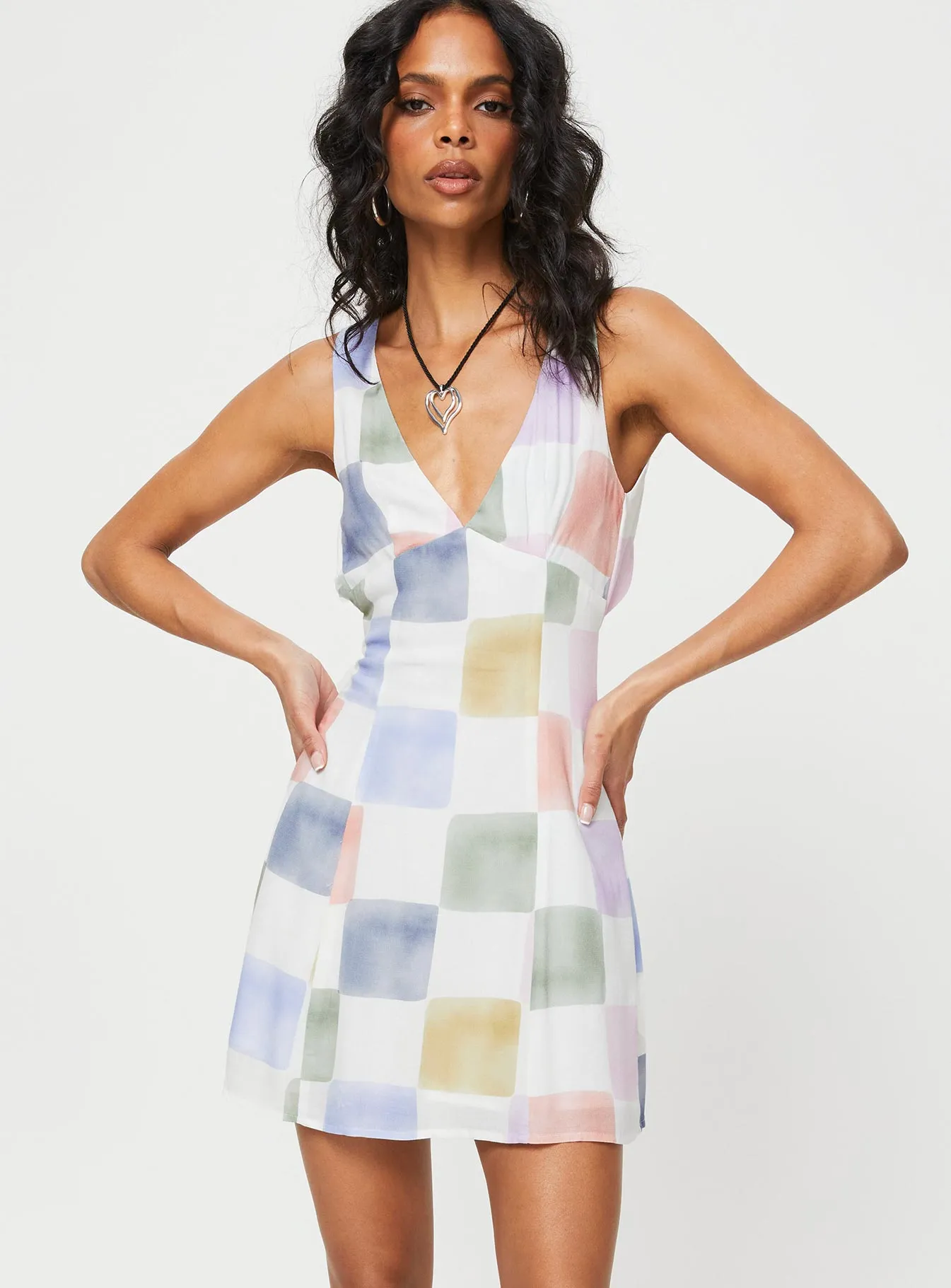 Wandelle Mini Dress Multi Perfect Waist