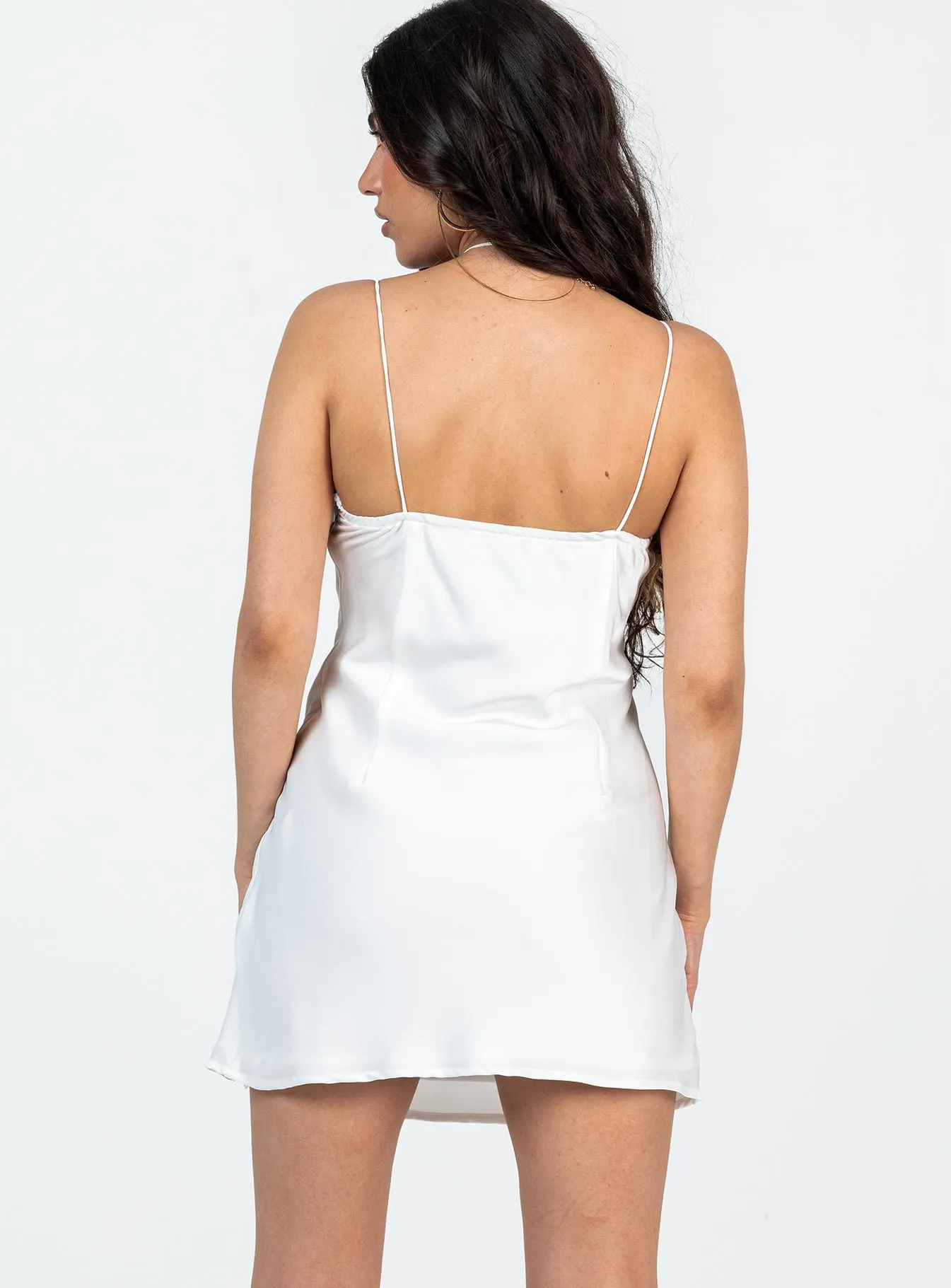 Snowbird Mini Dress White Petite Spring Mood