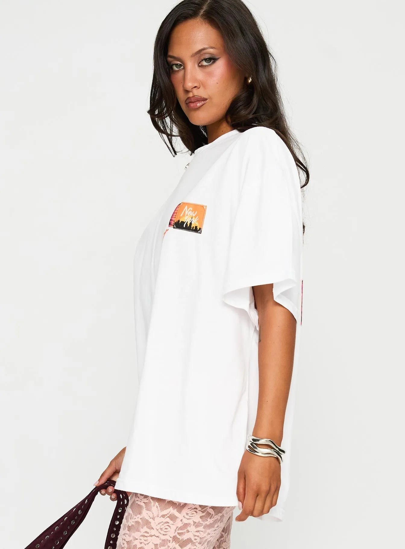 Matchbox Collection Graphic Tee White / Multi Comfy Top