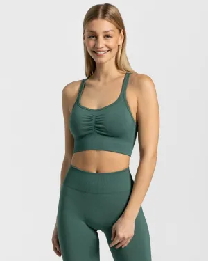 adults' All-Day Design Timeless Scrunch Bh "Dunkelgr??n"