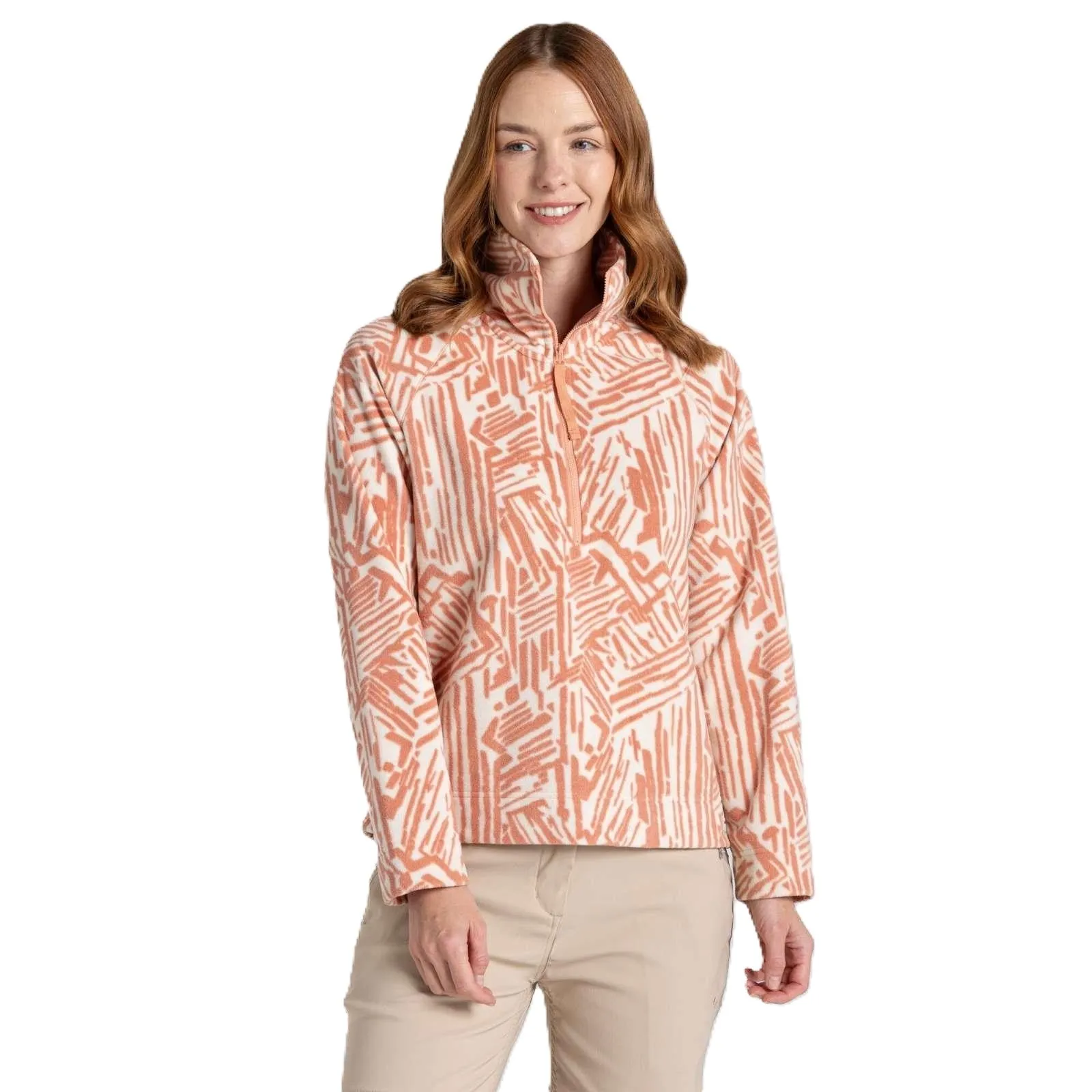 Stylish Fit Snow Trip Craghoppers Womens Annjela Quick Dry Half Zip Fleece