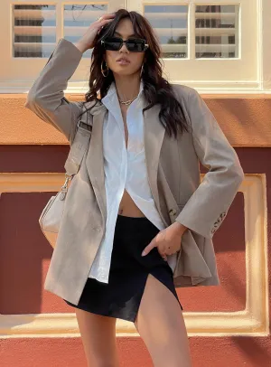 Natural Mood Playful Vibe Motel Pelma Skirt Black