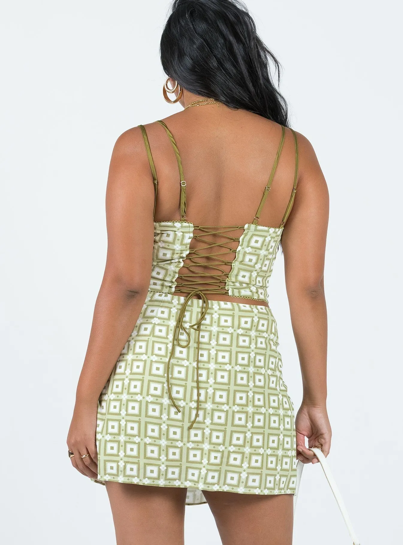 Subtle Finish Functional Detail Misuraca Mini Skirt Multi