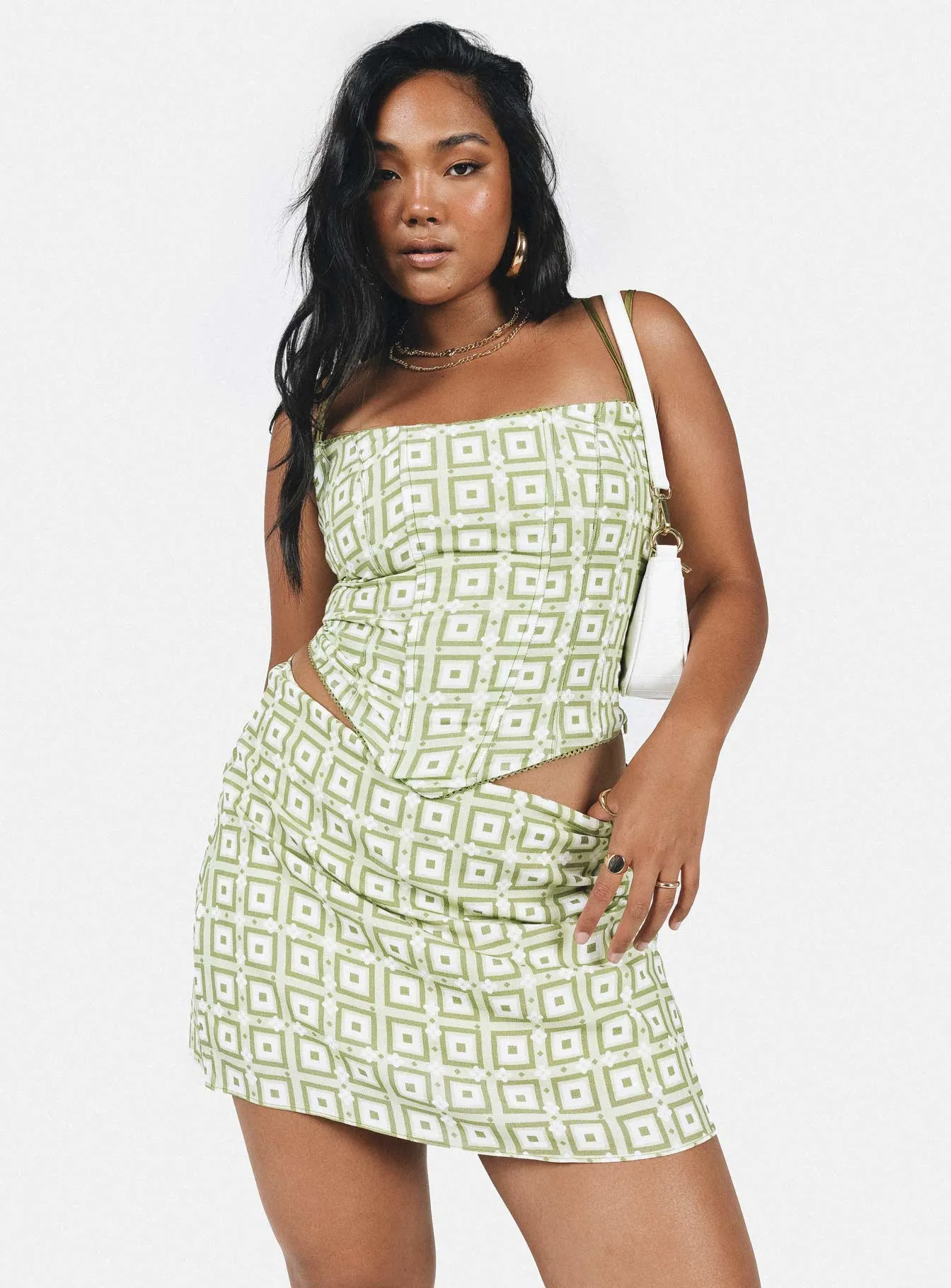 Misuraca Mini Skirt Multi Comfortable Feel