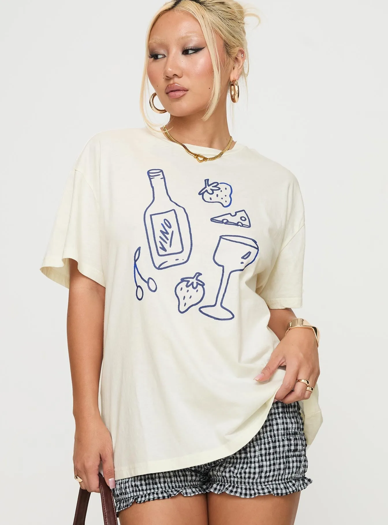 Sporty essentials Vintage authenticity For The Soul Top Cream
