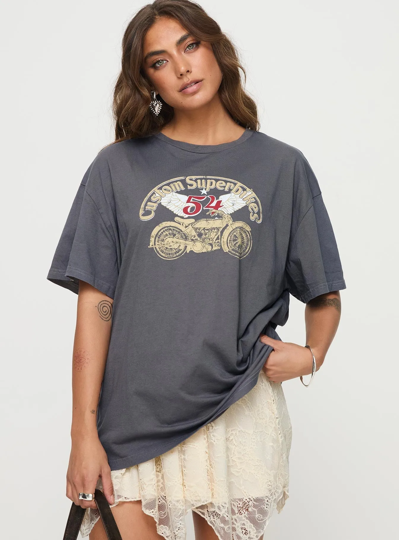 Everyday Comfort Style Comfy Look Superbikes Tee Black