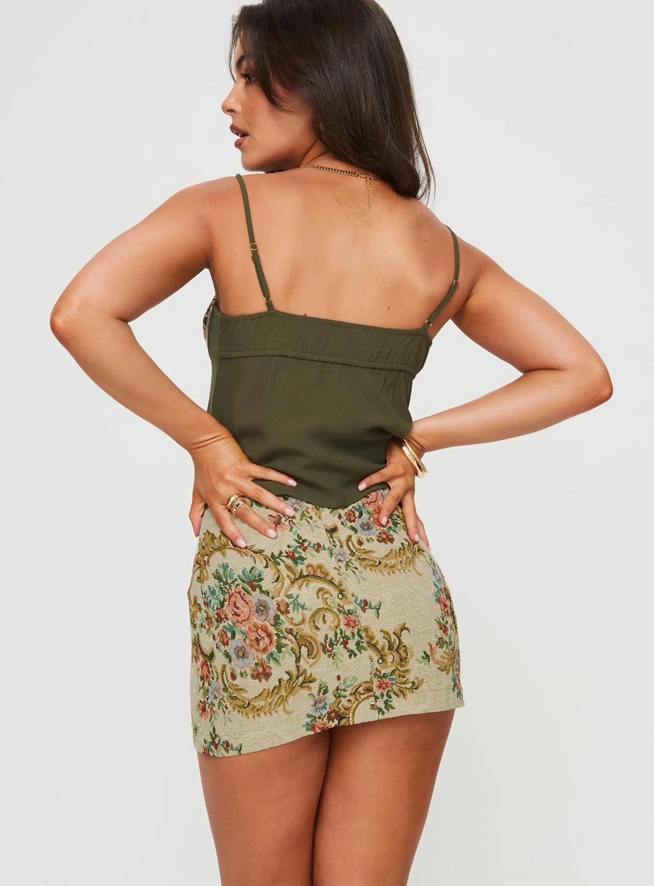 Fashion Combo Comfort Innovation Mirai Tapestry Mini Skirt Multi