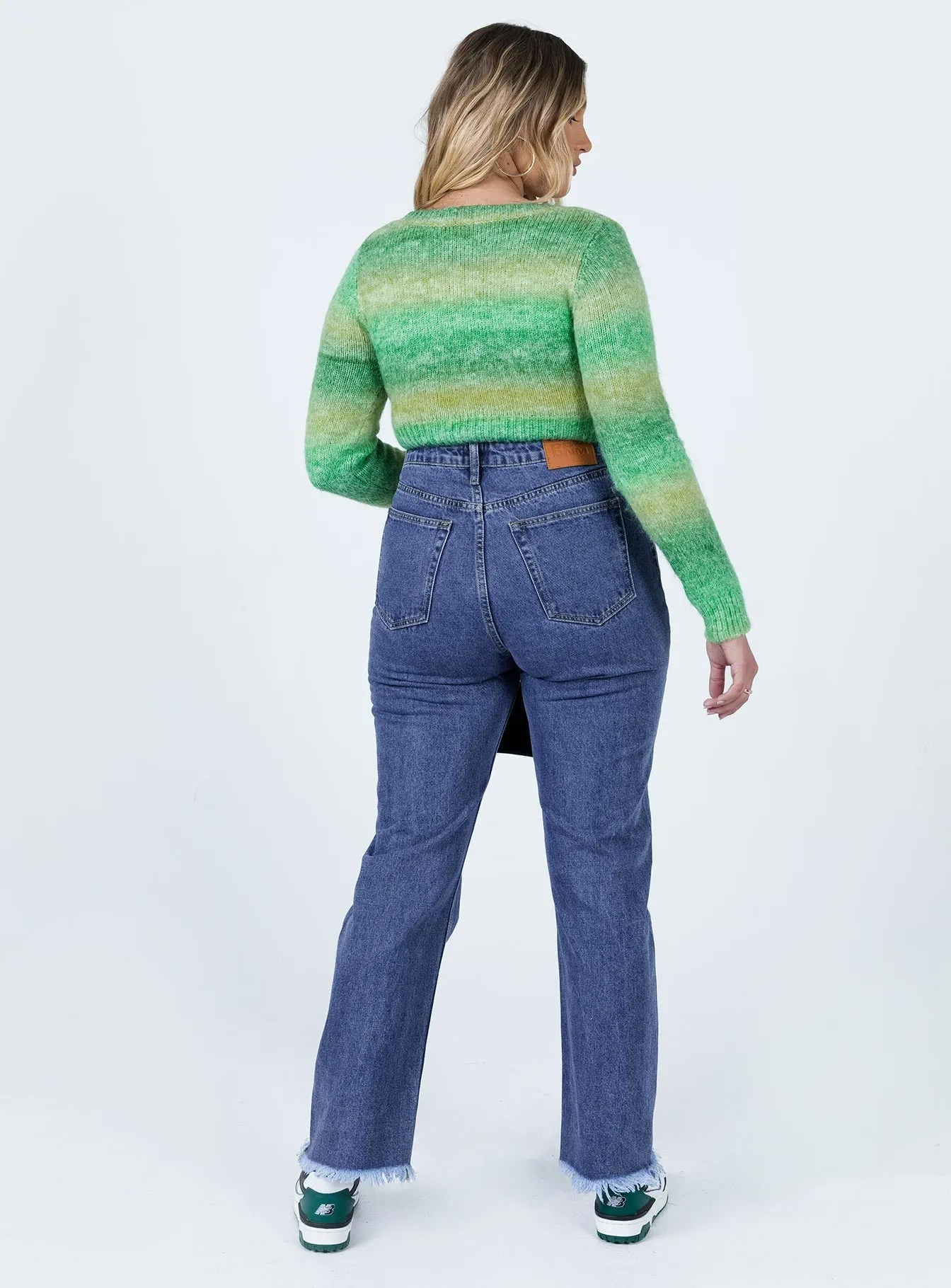 Reine Yolk Detail Denim Jeans Machine Fit Lift Mode
