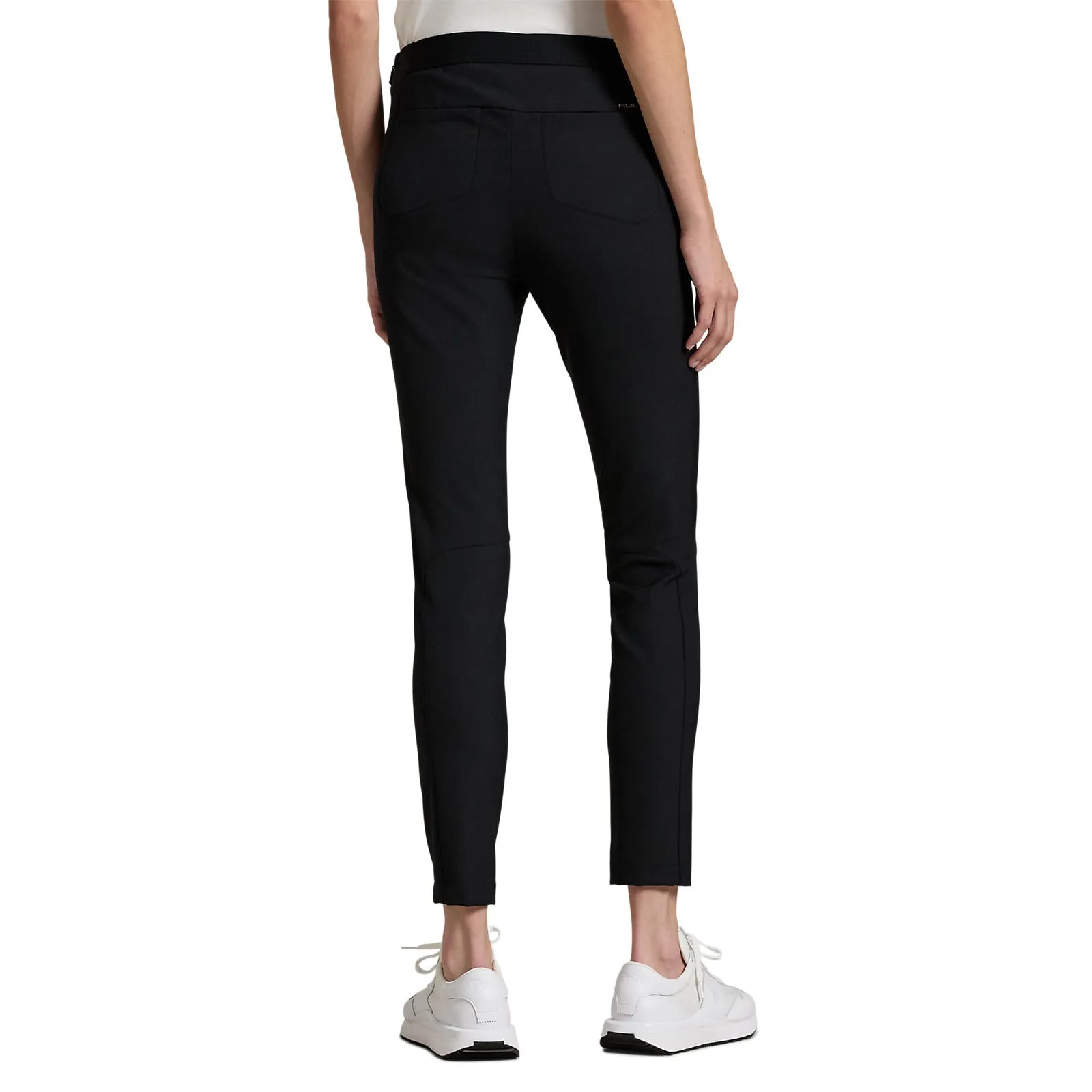 Ripstop Reinforcement Cozy Layer RLX Ralph Lauren Women's Eagle Stretch Twill Golf Pants - Black