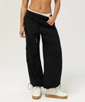 BalancedDrape High Waist Casual Jogger Pants With Pockets