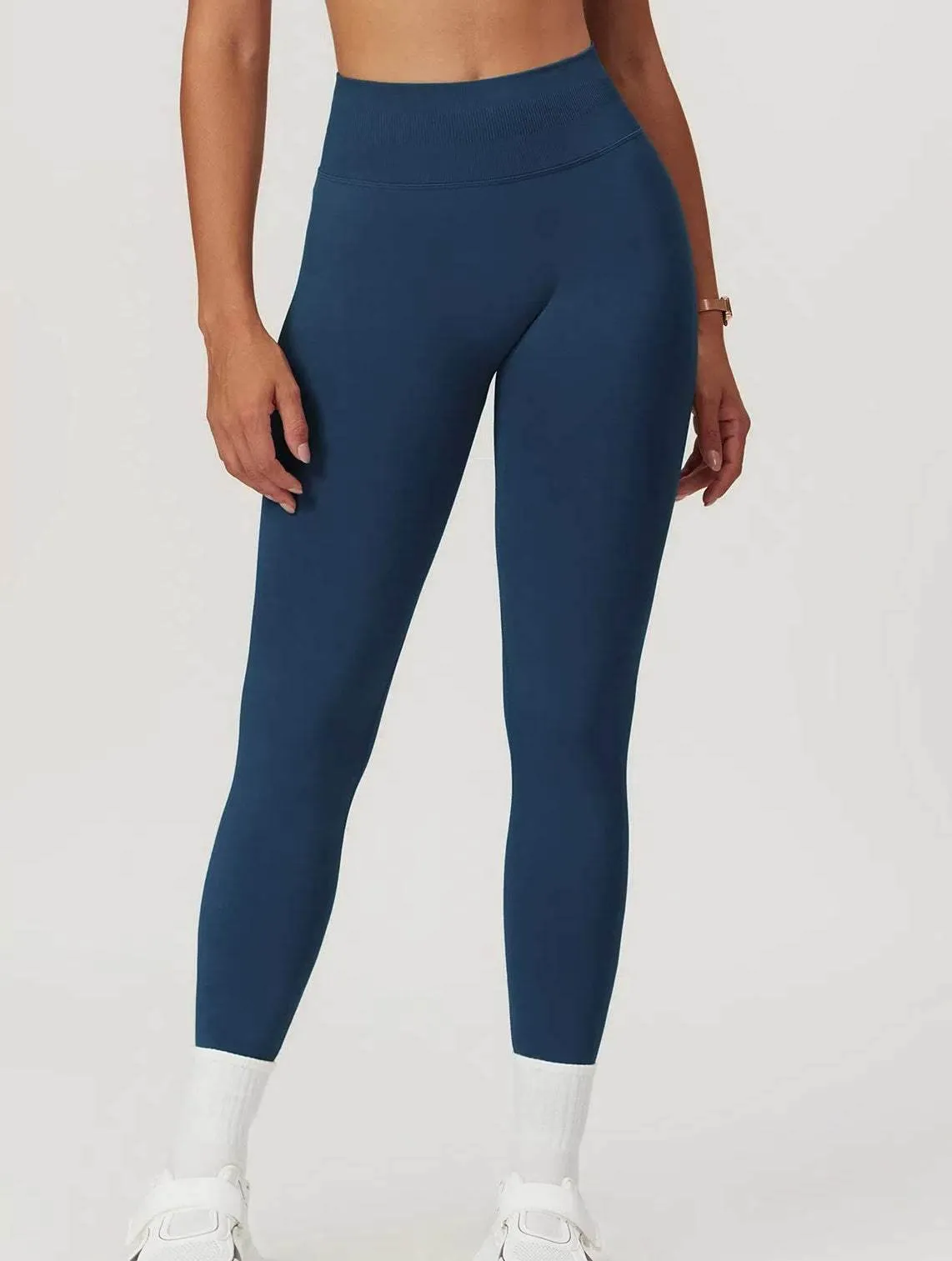 High Waist Athletic Leggings WrinkleResistant