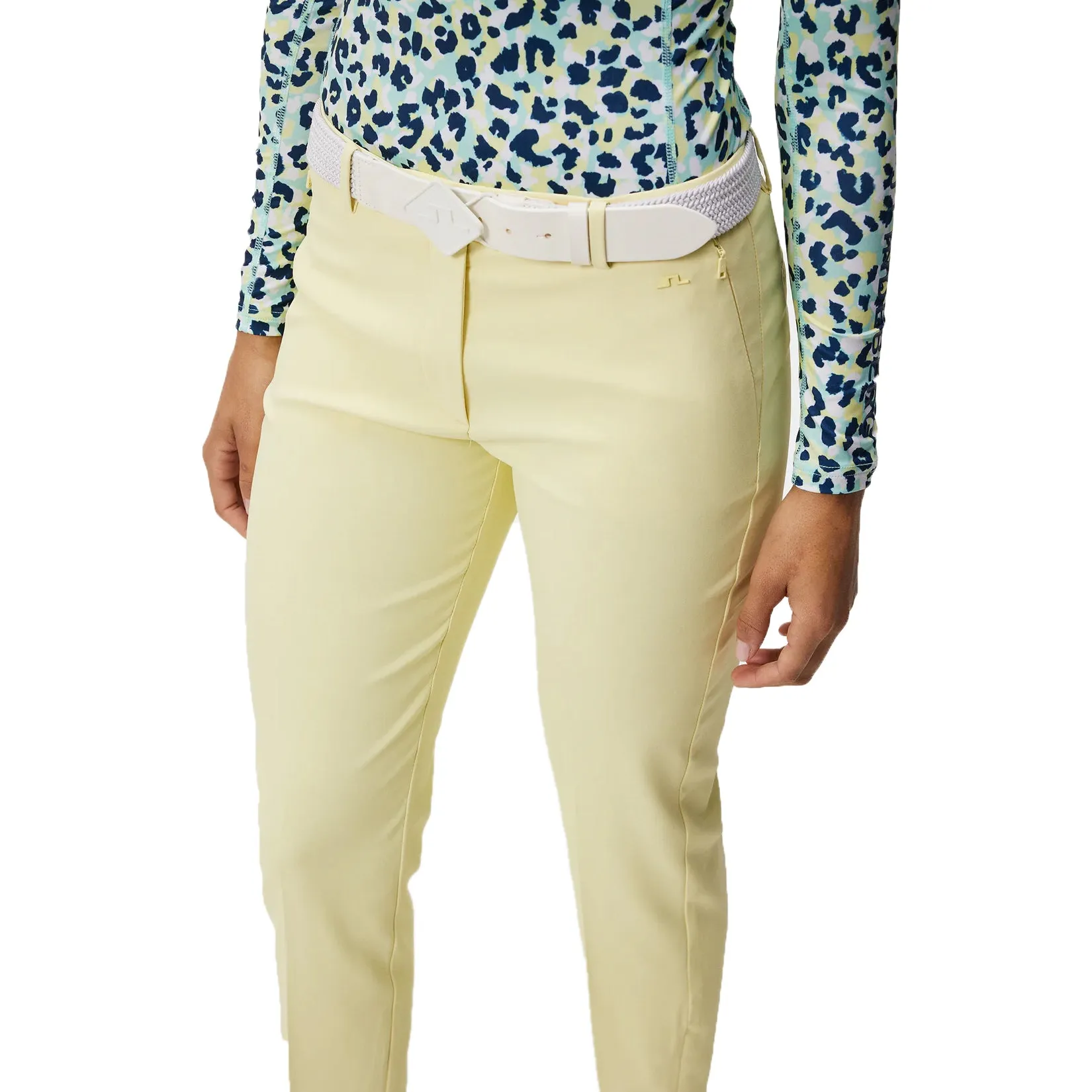 Active Fit Cozy Touch J.Lindeberg Women's Pia Golf Pants - Wax Yellow