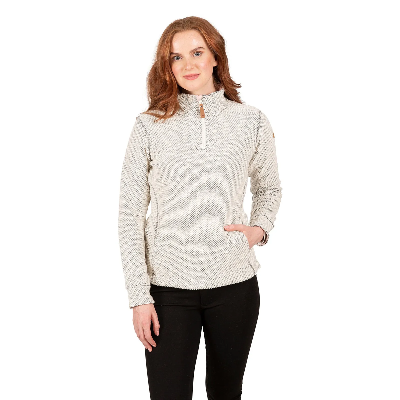 Active Casual Trespass Womens Ronette Half Zip Fleece