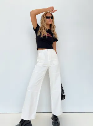 Calcetto Wide Leg Jeans White Ethic Core