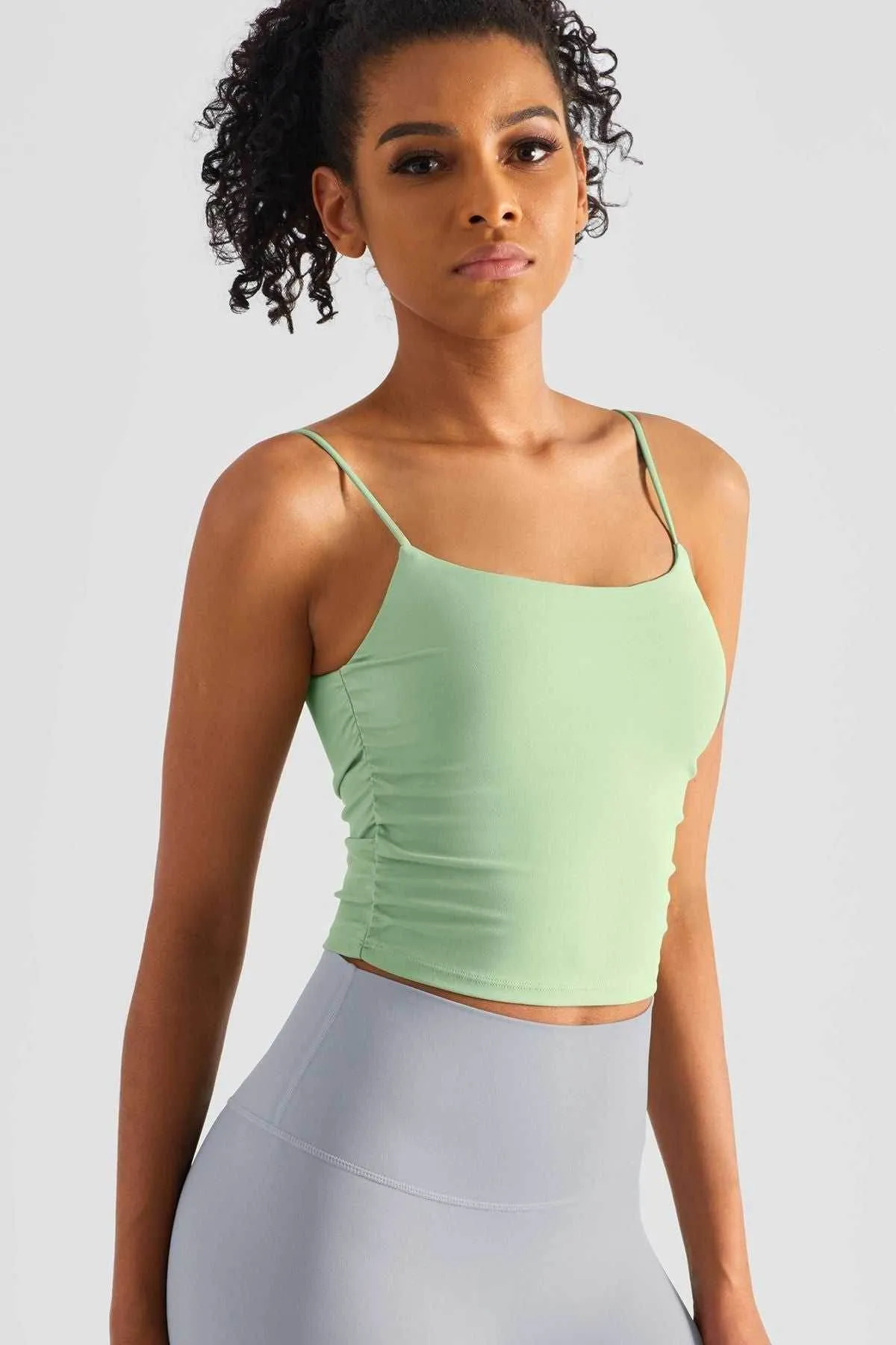 Spaghetti Strap Sports Camisole River Flow Athleisure Cool