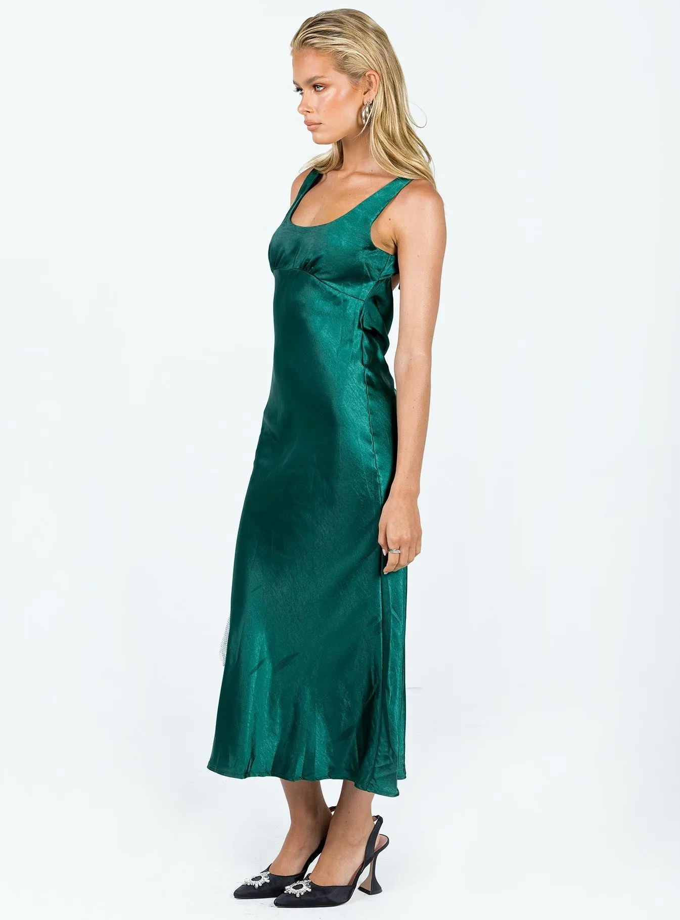 Stylish day dress Urban appeal Girls Club Midi Dress Emerald