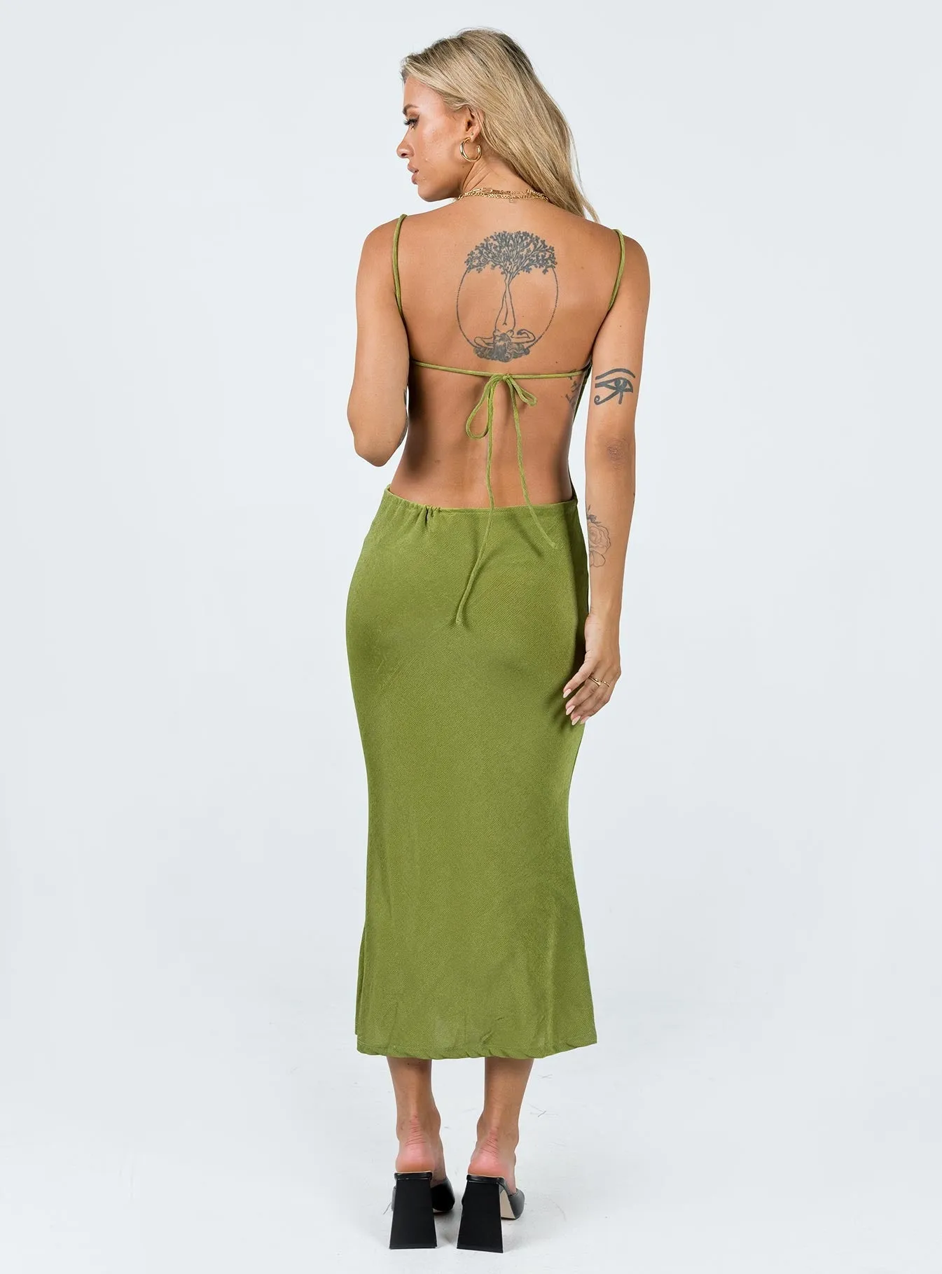 Clean Mood Milpera Maxi Dress Green