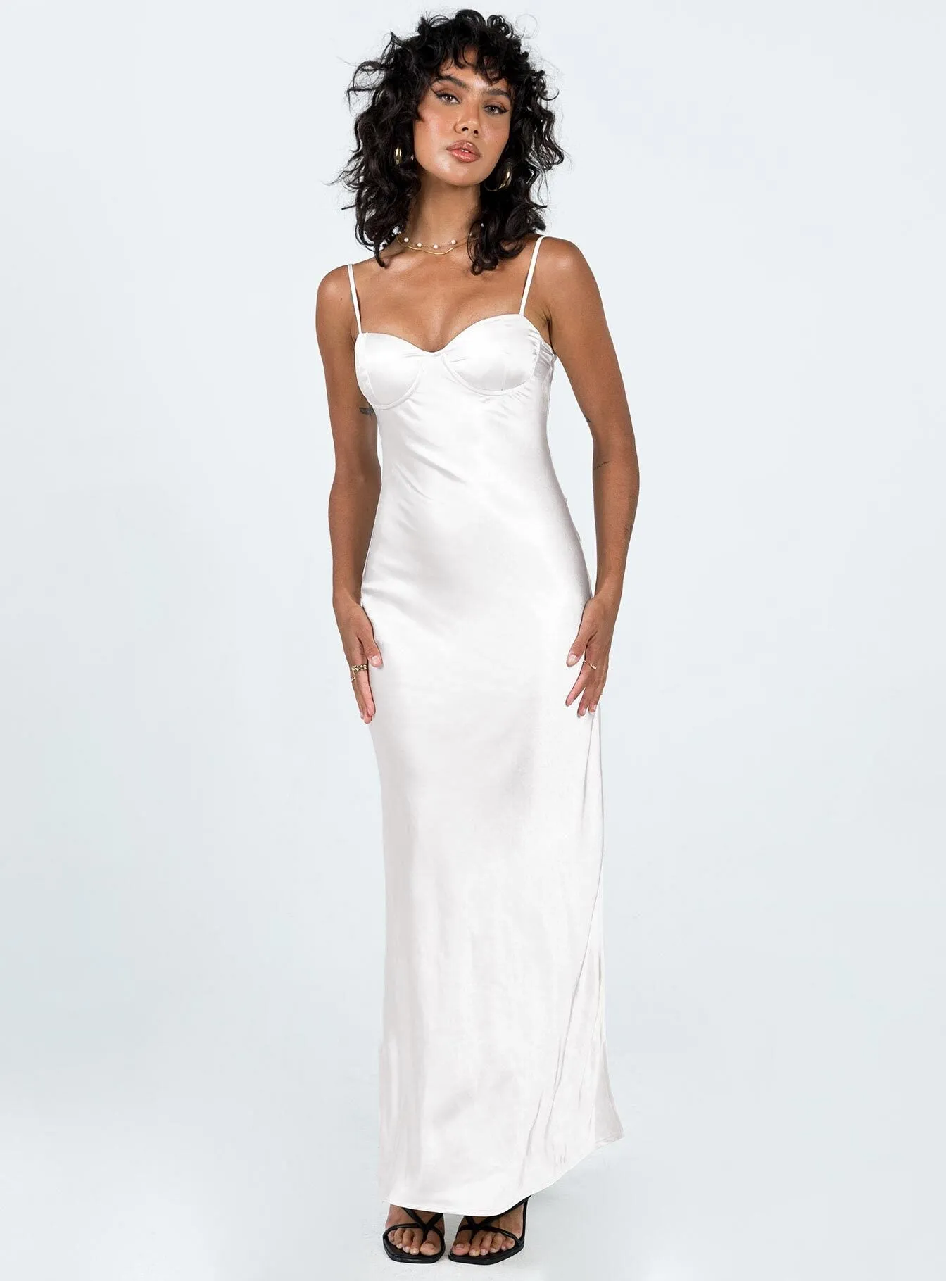 Neutral Feel Creewood Maxi Dress Champagne