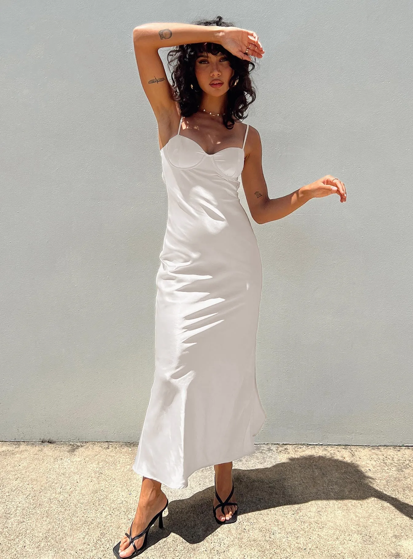 Versatile Style Creewood Maxi Dress Champagne