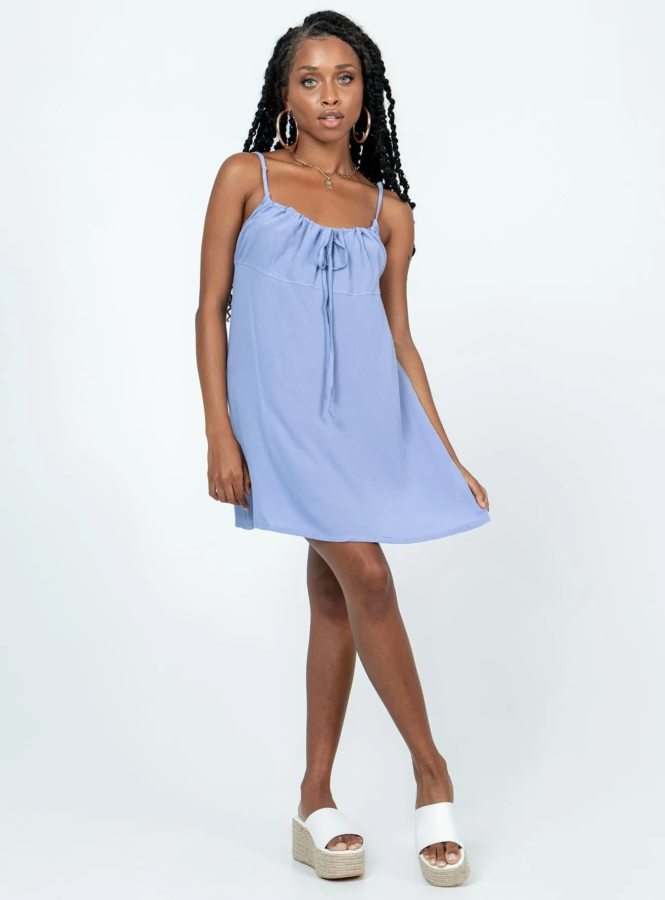 Fayette Mini Dress Blue Air Layer