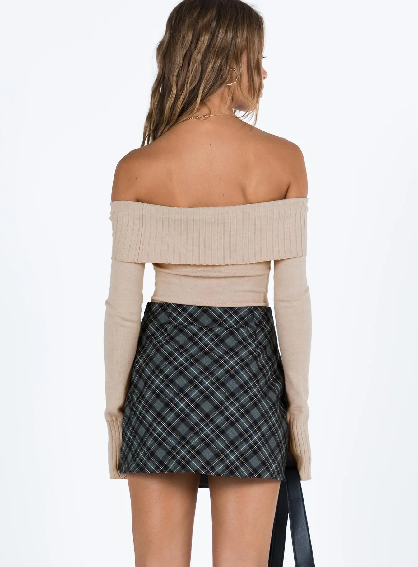 Davenport Mini Skirt Navy Chill Look Chic Appeal