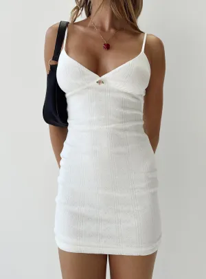 Smooth Shape Danner Mini Dress White