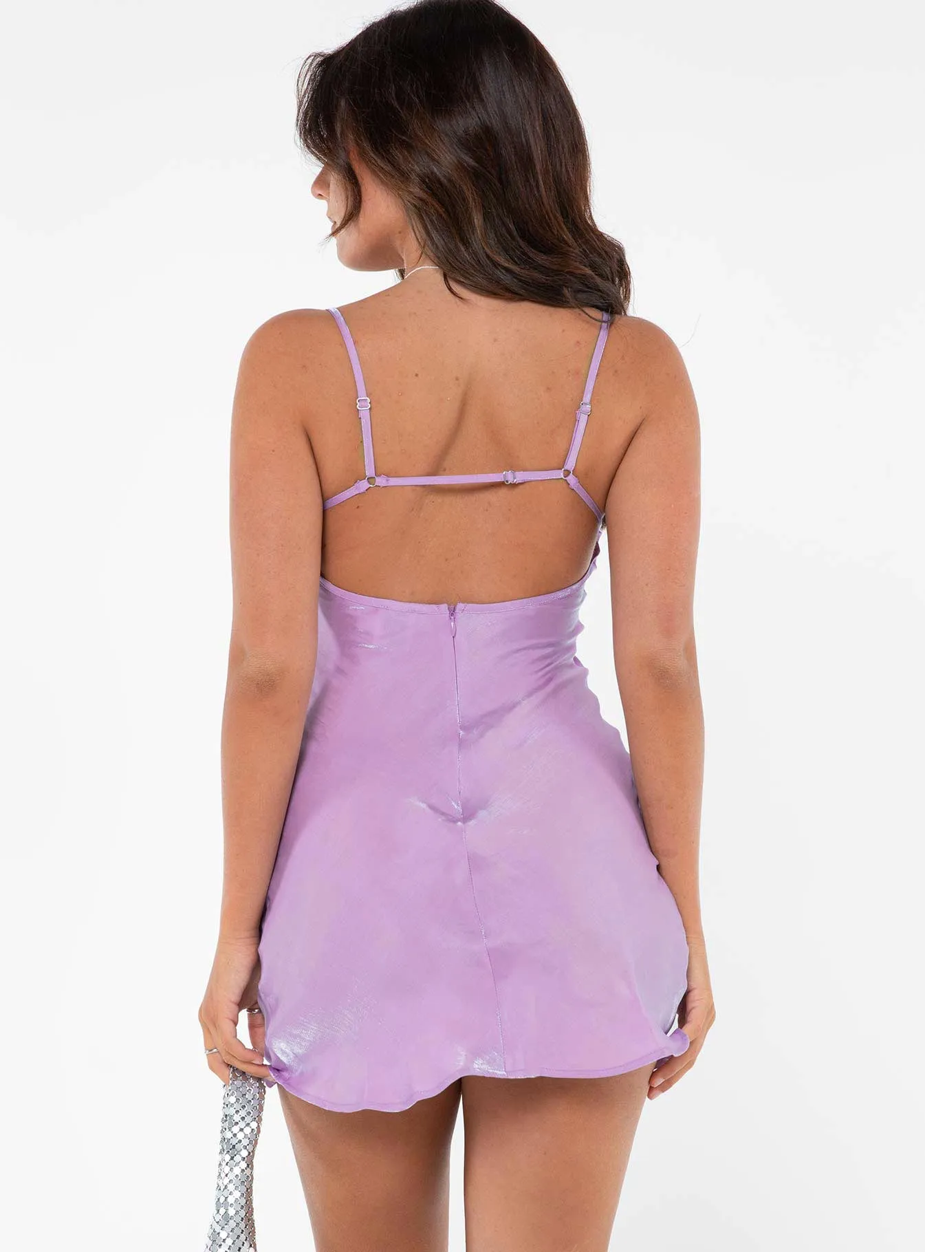 Violetta Mini Dress Purple Petite City Casual