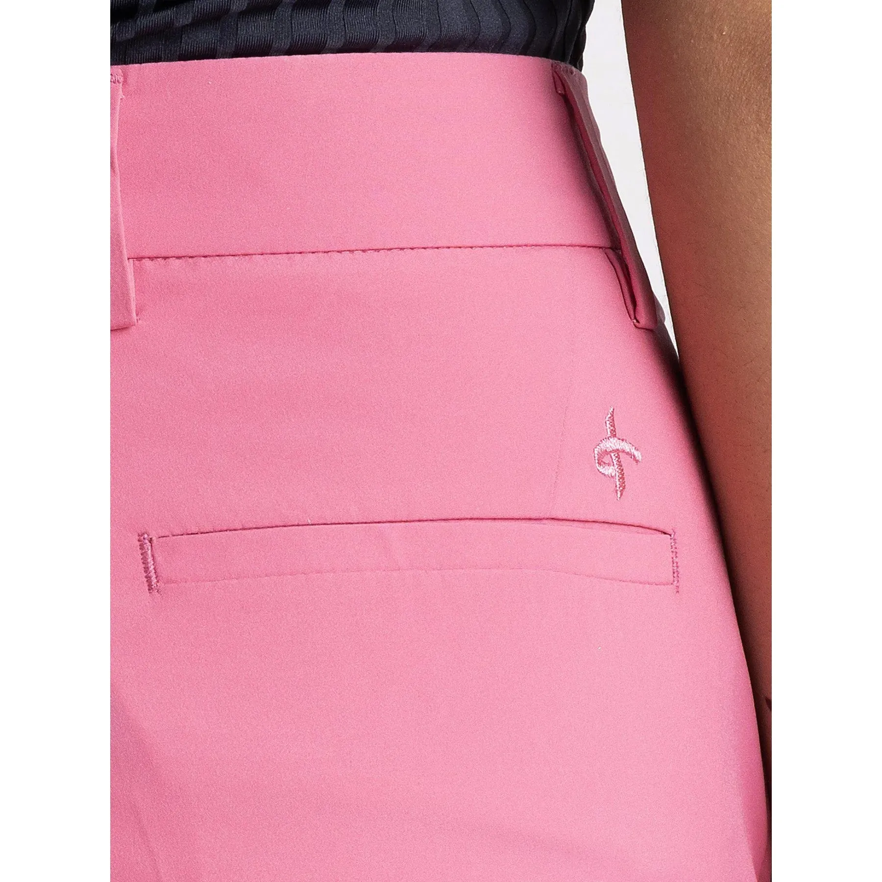 Body Aligned Weekend Comfort Cross Women's Lux Chino Golf Pants - Raspberry Rose