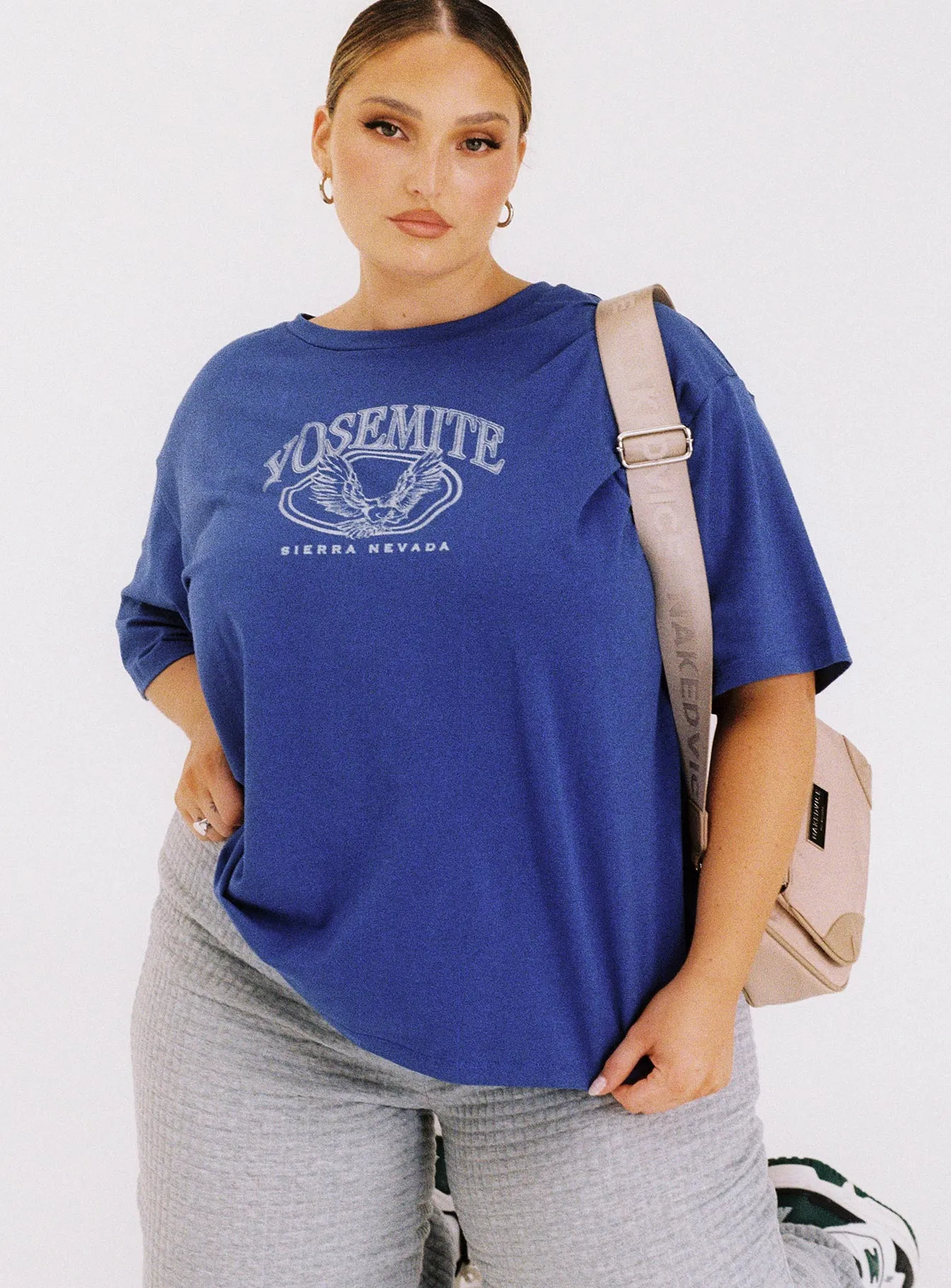 Yosemite Tee Blue Curve Sublimation Resistant Fabric