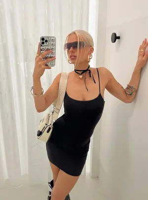 Dreva Mini Dress Black Layerable Piece