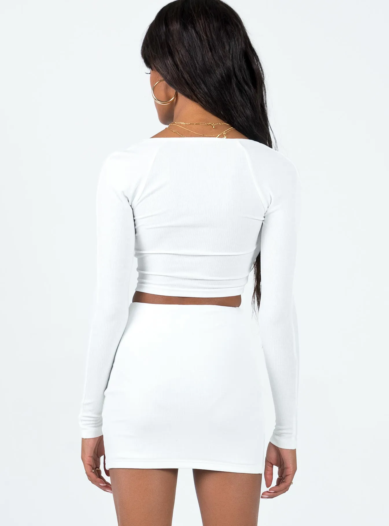 Resort Vacation Light Fabric Beatty Set White