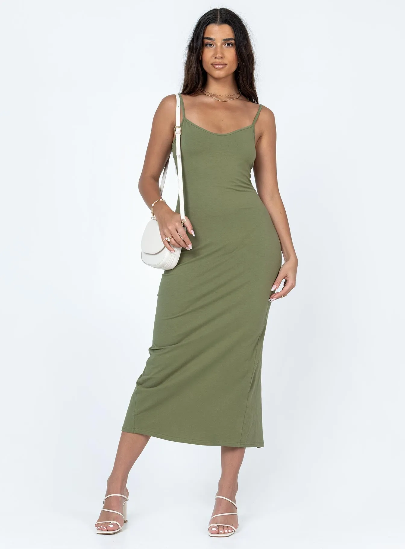 Trendy pick Jesy Maxi Dress Khaki