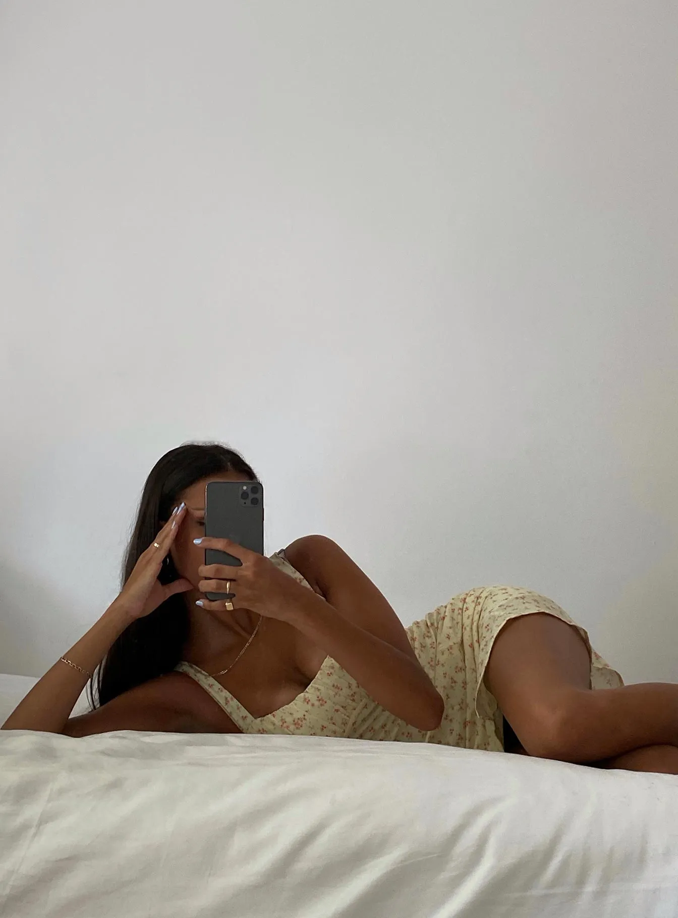 Daily Style Freya Mini Dress Yellow Floral