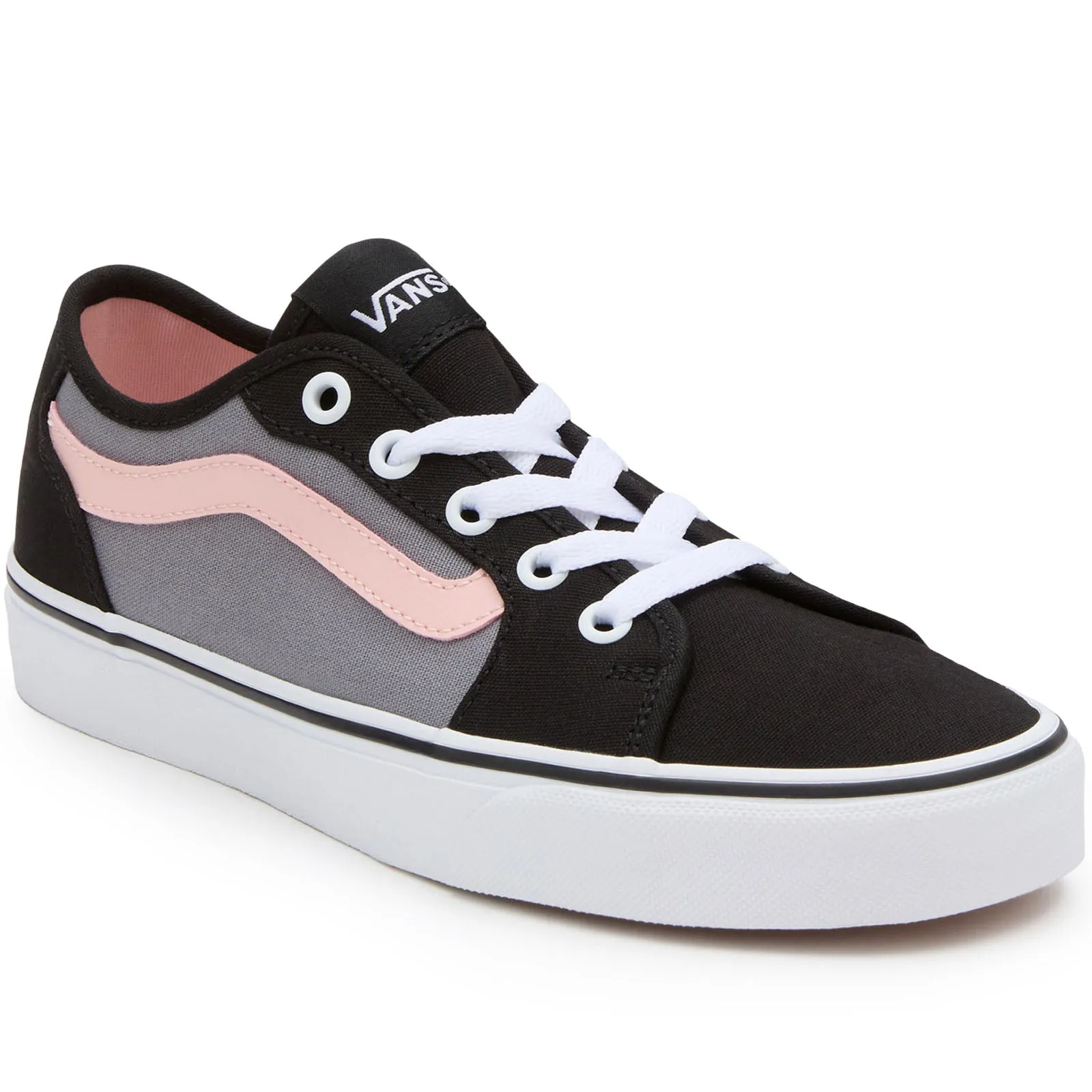 Moisture Wicking Fabric Vans Womens Filmore Decon Canvas Trainers - Pop Grey