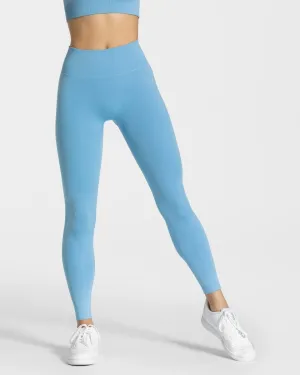 Travel Outfit Tall Fit Dance Studio Mesh Panel Sensation Leggings "Babyblau"