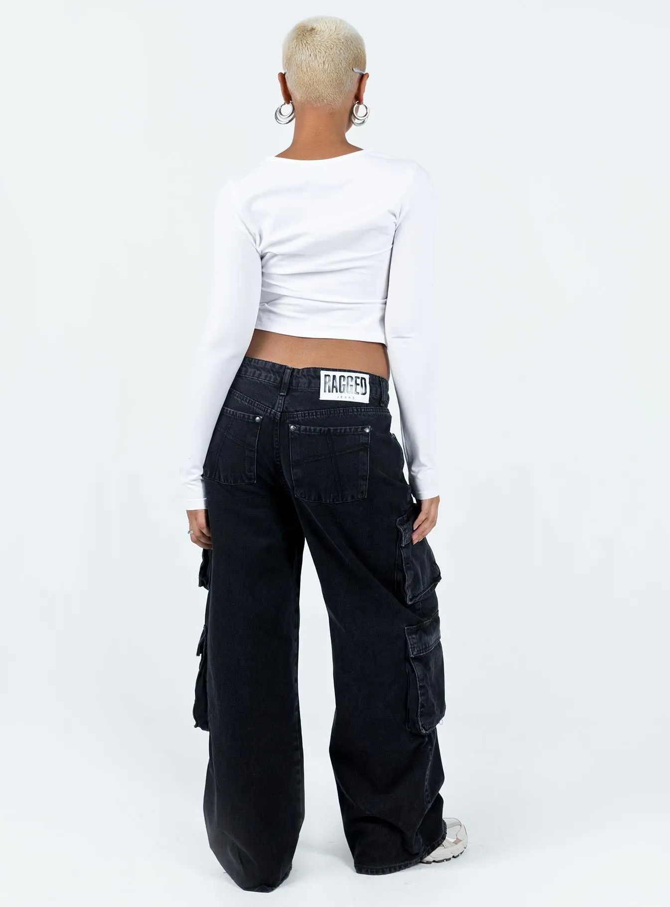 The Ragged Priest Black Combat Jeans Charcoal Thermal Insulation City Beat