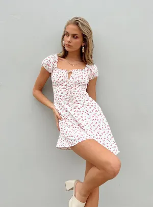 All Daywear Lidia Mini Dress White Multi